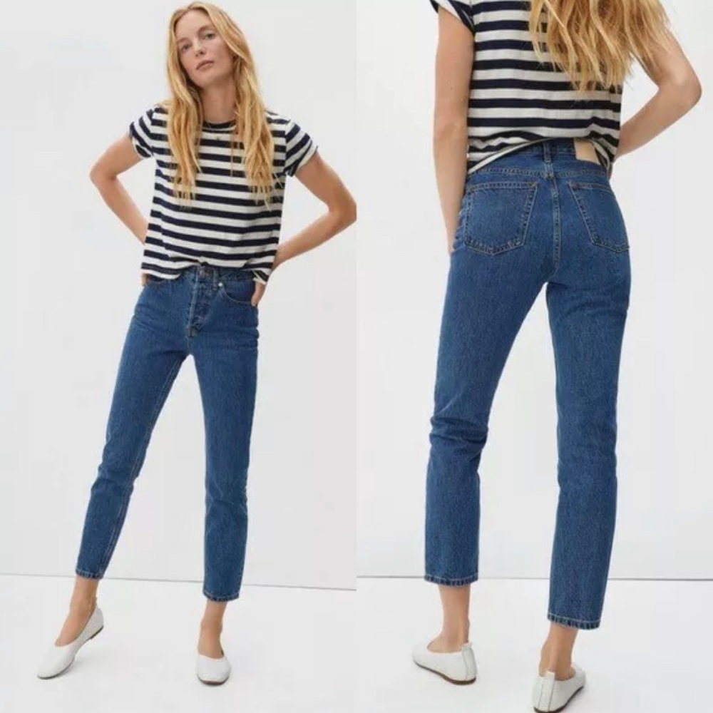 Everlane The Cheeky Jean High Waist Crop